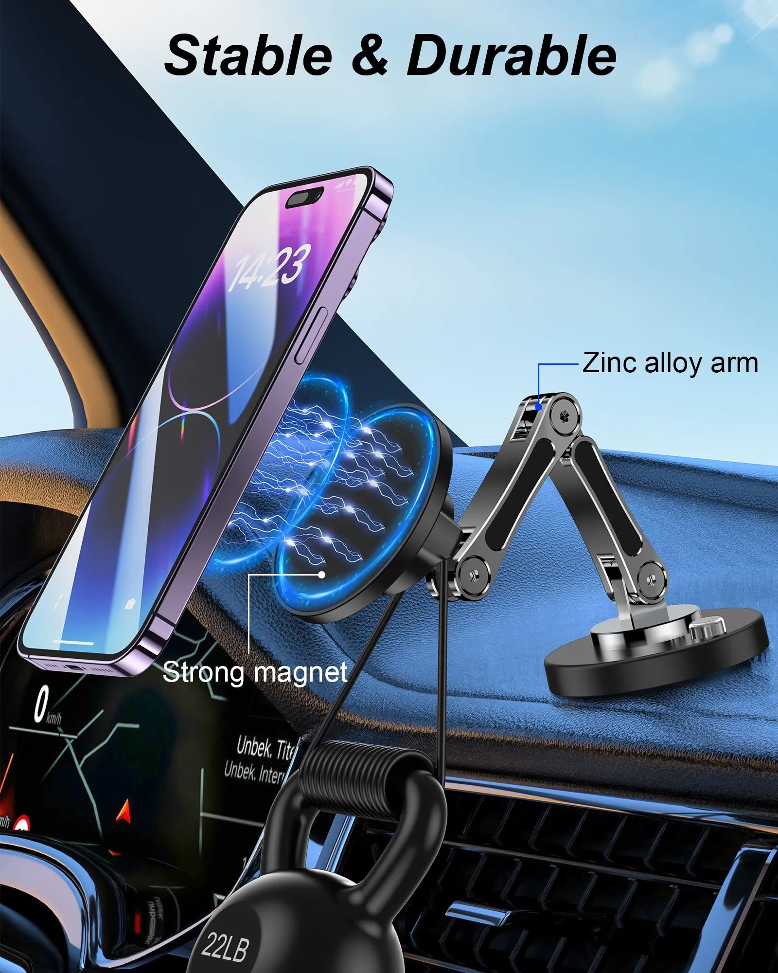 Magnetic Car Phone Holder Stand Dashborad Magnet Car Mount Smartphone Mobile Support in Car Bracket for Iphone Samsung Xiaomi