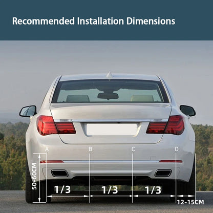 Parking Sensor for Car with Auto Parktronic Reverse LED Monitor 4 Sensors Radar Detector System Backlight Display