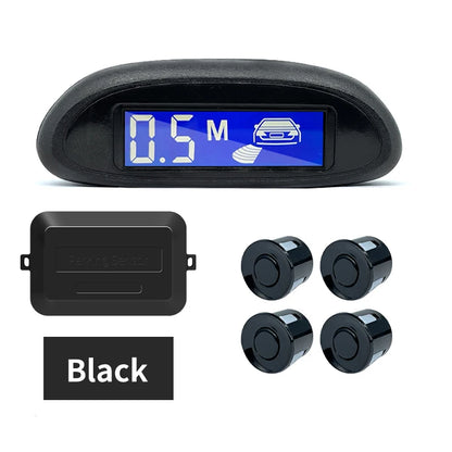 Parking Sensor for Car with Auto Parktronic Reverse LED Monitor 4 Sensors Radar Detector System Backlight Display